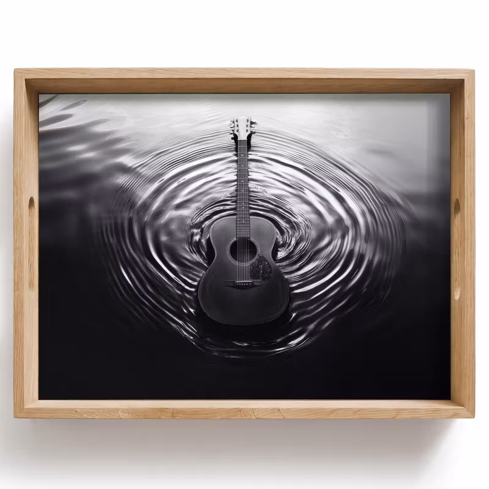 Dienblad - Gitaar - Hout - Water — 1