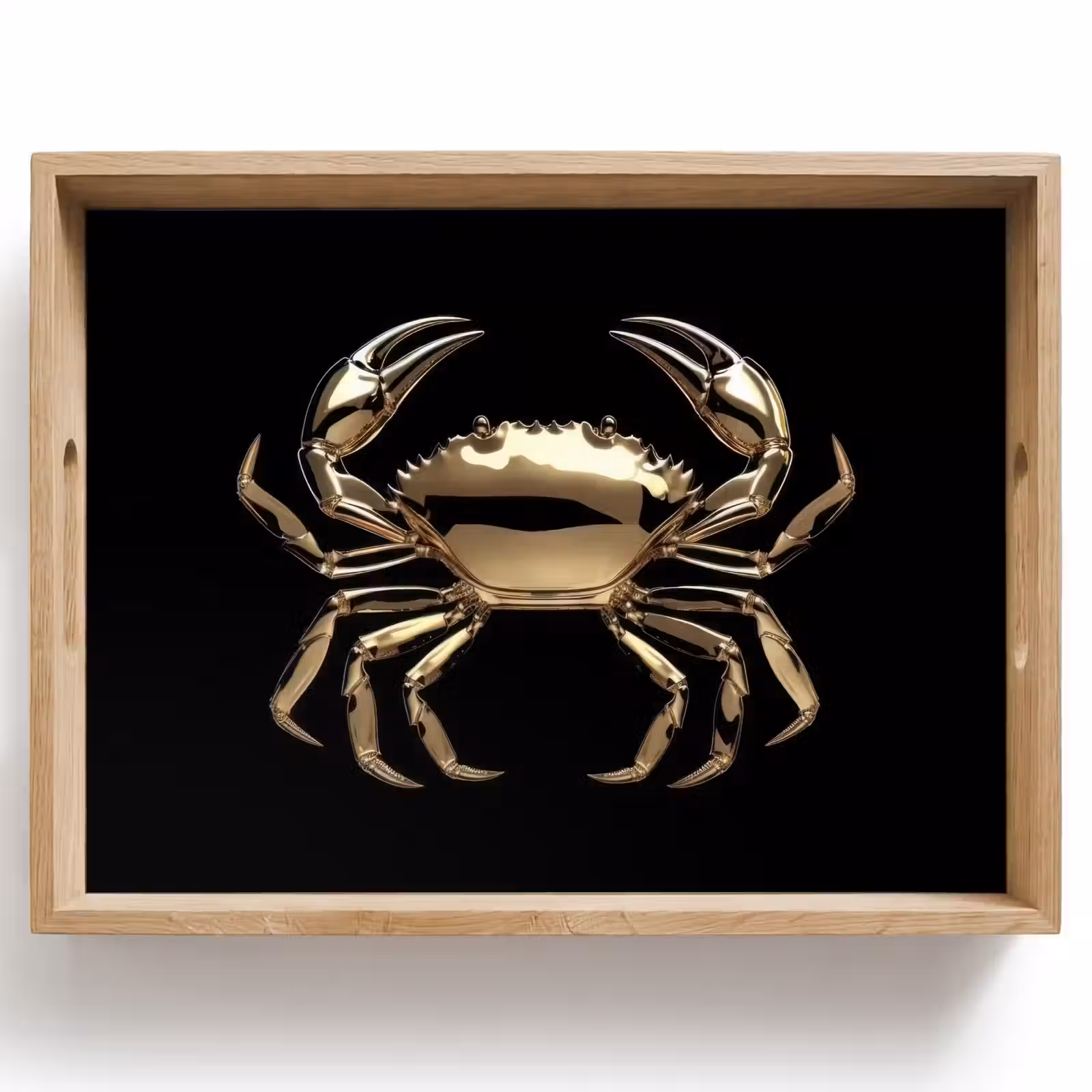 Dienblad - Goud - Krab - Dieren - Zwart — 1