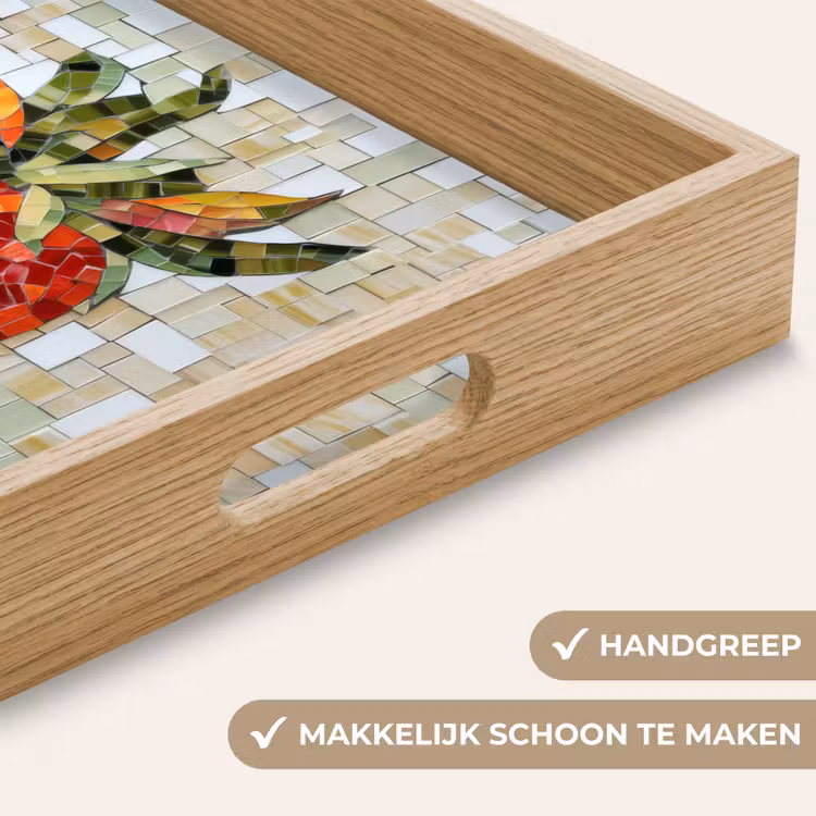 Dienblad - Aardbei - Rood - Mozaïek - Fruit — 5
