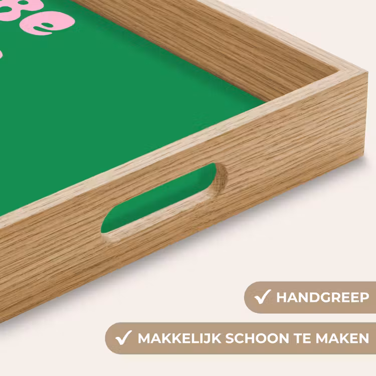 Dienblad - Amor - Valentijn - Groen - Tekst — 5