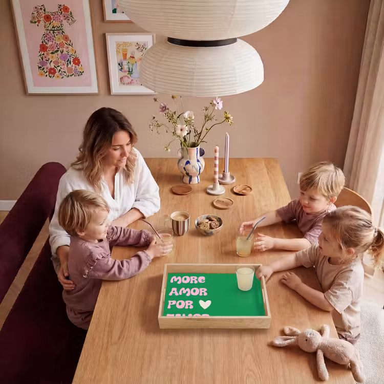 Dienblad - Amor - Valentijn - Groen - Tekst — 7