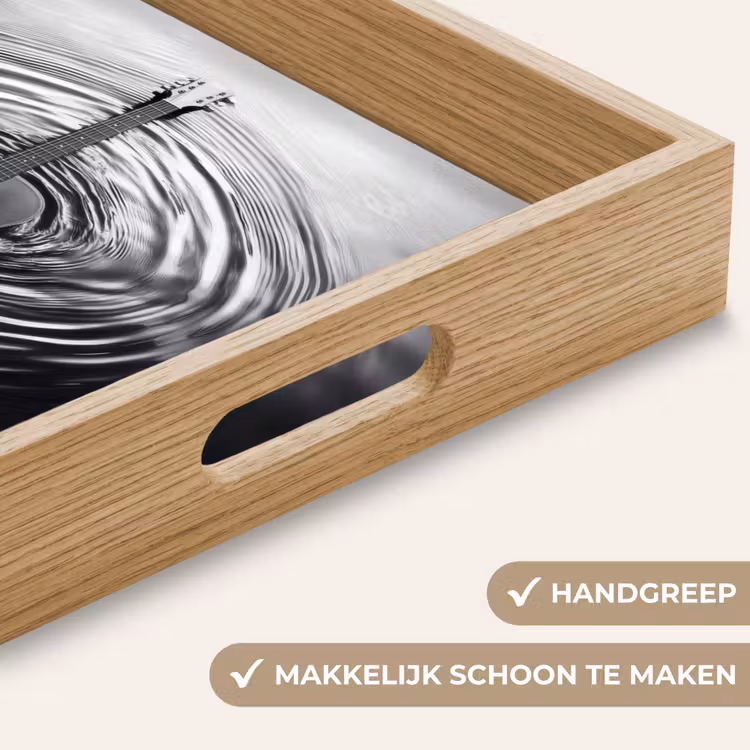 Dienblad - Gitaar - Hout - Water — 5