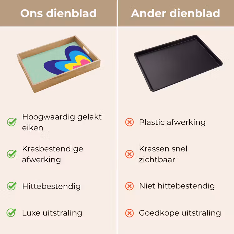 Dienblad - Hartjes - Kleurrijk - Valentijn — 3