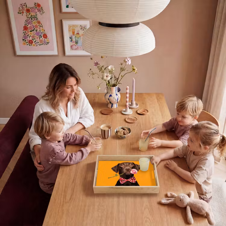 Dienblad - Hond - Oranje - Roos - Valentijn — 7