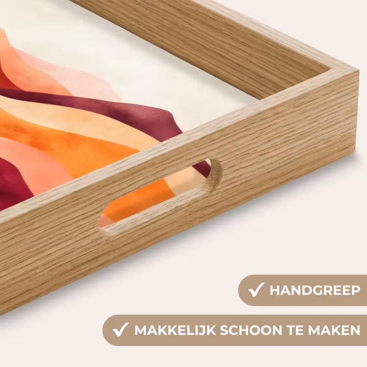 Dienblad - Abstract - Landschap - Golven — 5