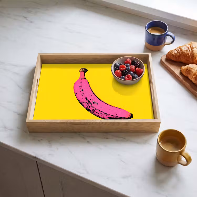Dienblad - Banaan - Grafisch - Geel — 4