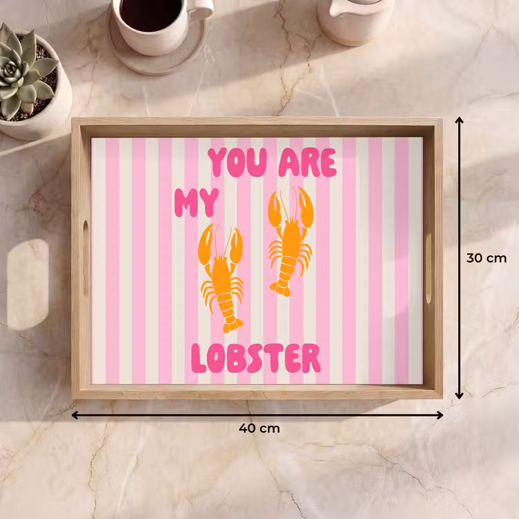Dienblad - Lobster - Love - Valentijn — 9