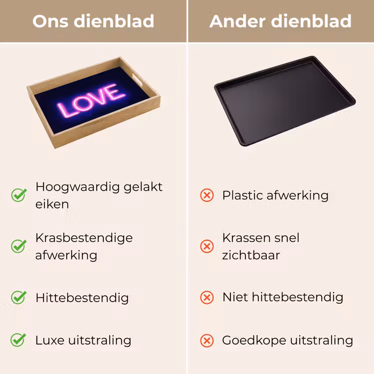 Dienblad - Neon - Love - Valentijn — 3