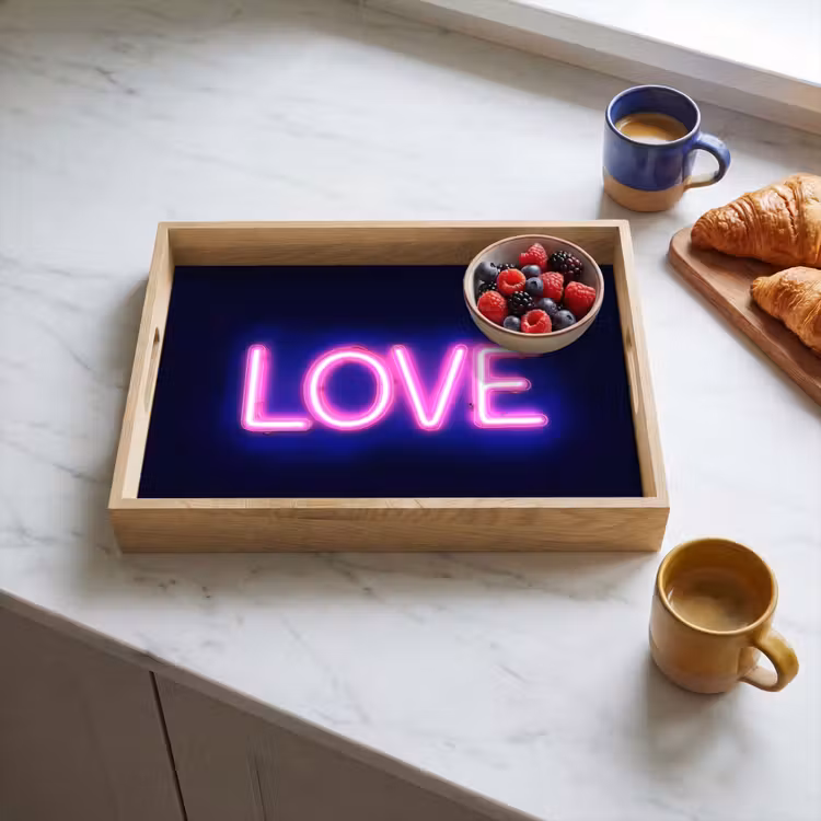Dienblad - Neon - Love - Valentijn — 4