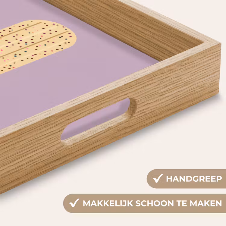 Dienblad - Beige - Ijsje - Spikkels — 5
