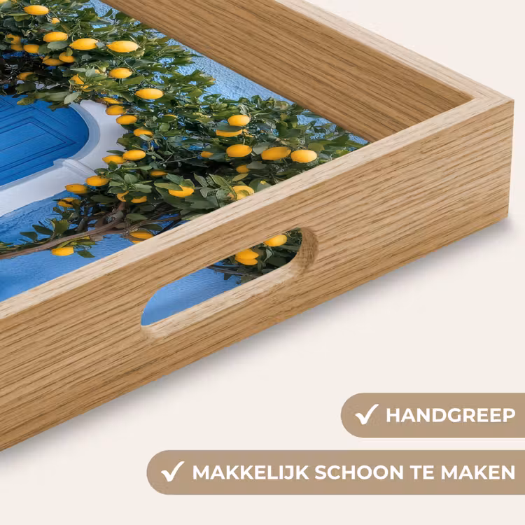 Dienblad - Citroenbomen - Geel - Deur - Potten — 5