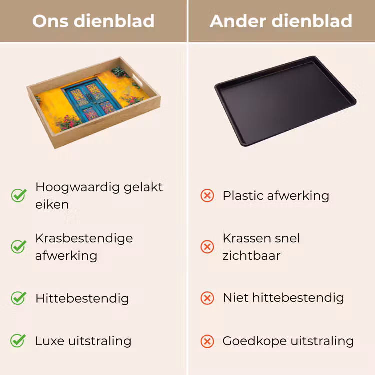 Dienblad - Deuren - Kleurrijk - Planten — 3