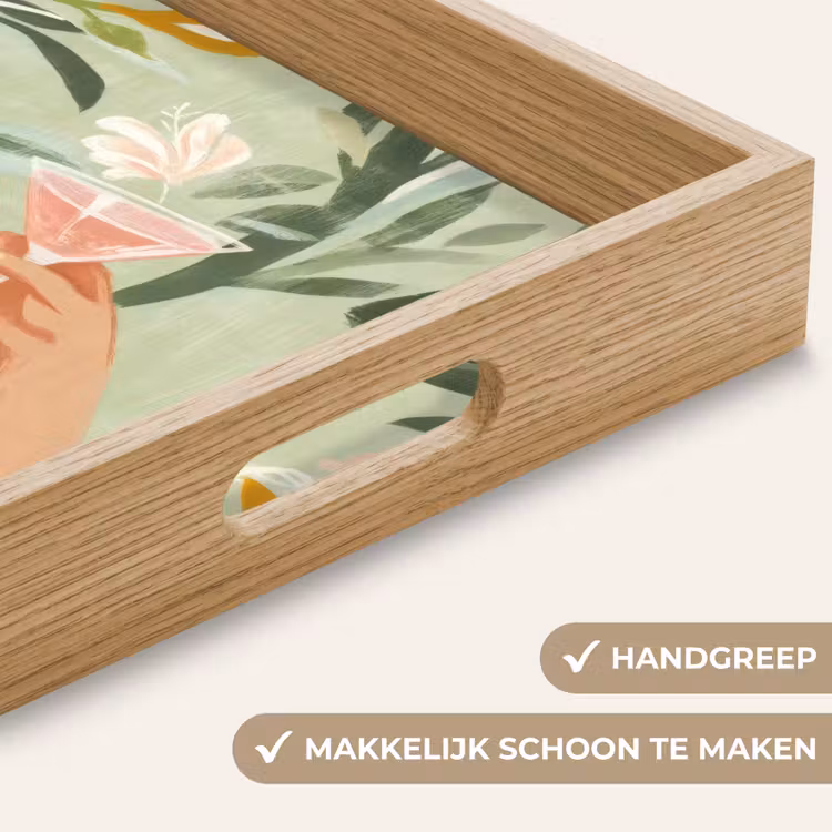 Dienblad - Glazen - Proosten - Bladeren - Groen — 5