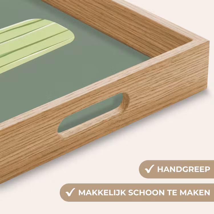 Dienblad - Groen - Waterijsje - Stokje - Illustratie — 5
