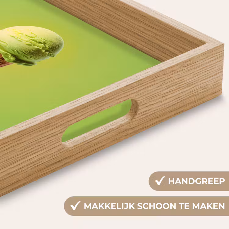 Dienblad - Hoorntje - Schepijs - Groen — 5