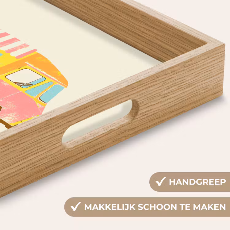 Dienblad - Ijskar - Retro - Softijsjes - Roze — 5