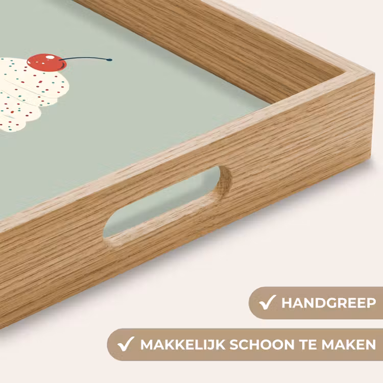 Dienblad - Illustratie - Ijsje - Spikkels - Kers — 5