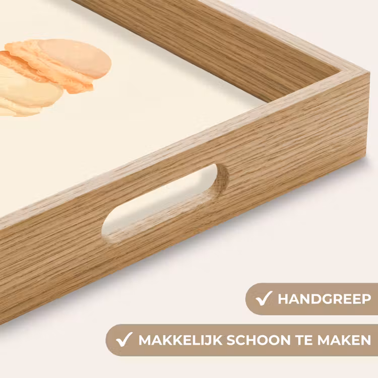 Dienblad - Minimalistisch - Schepijs - Hoorntje - Beige — 5