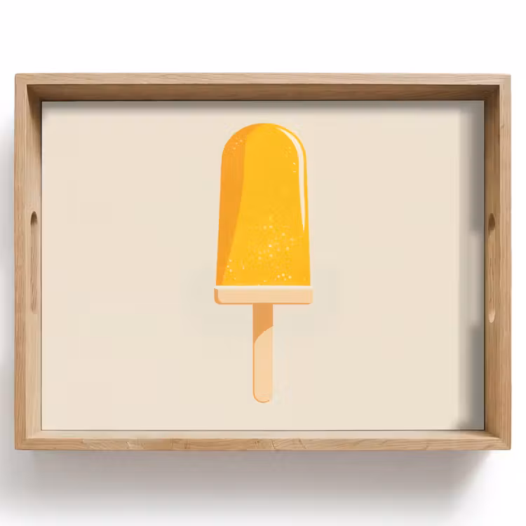 Dienblad - Oranje - Stokje - Waterijsje — 1