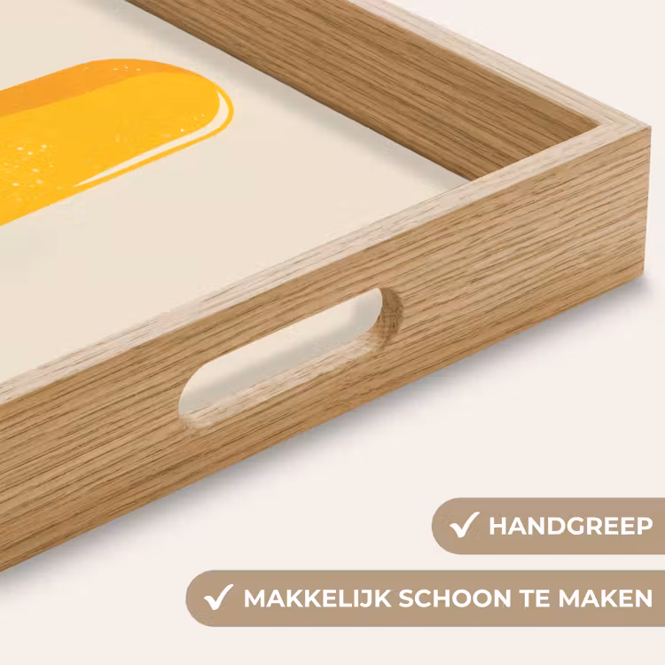 Dienblad - Oranje - Stokje - Waterijsje — 5