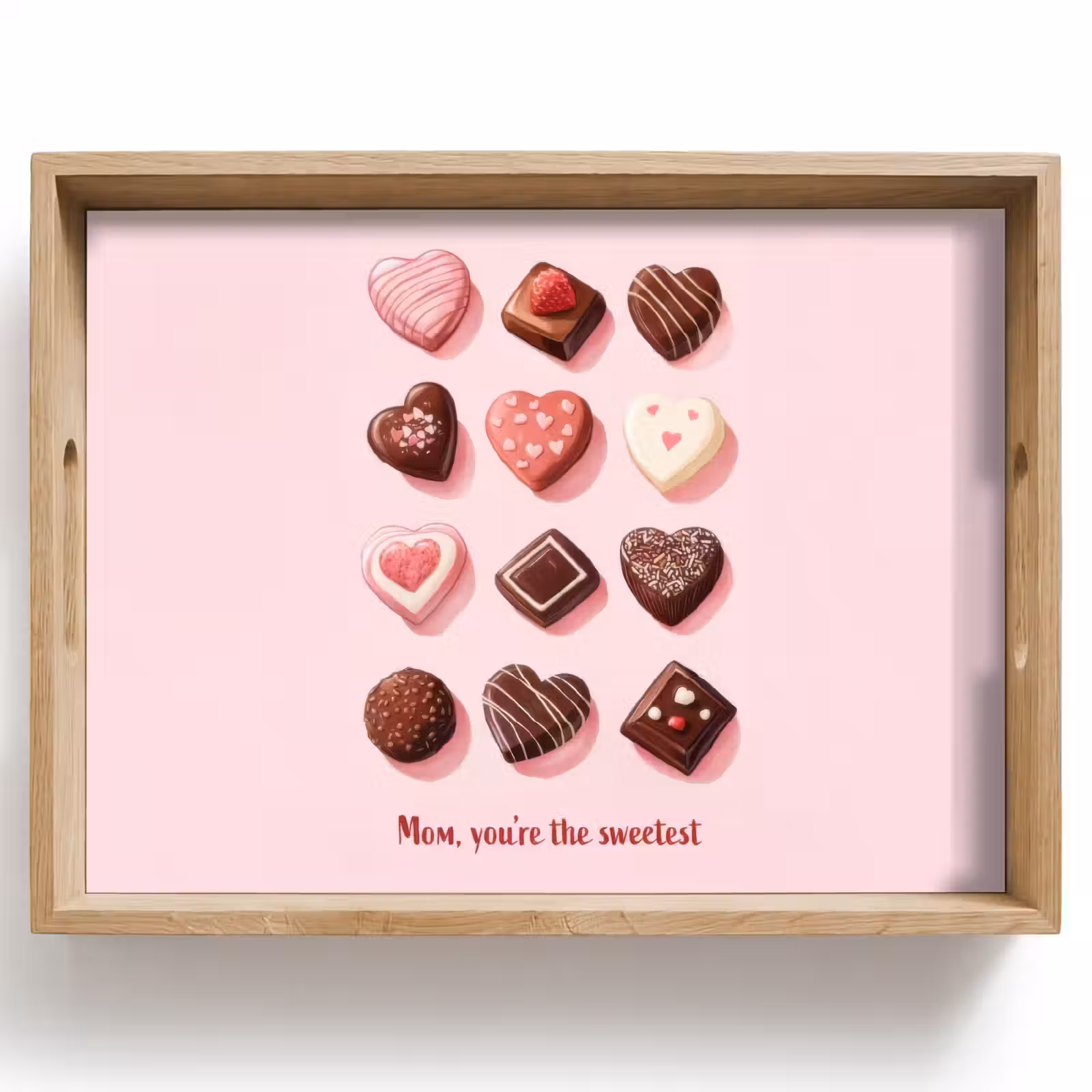 Dienblad - Chocolaatjes - Hartvormig - Liefste — 1