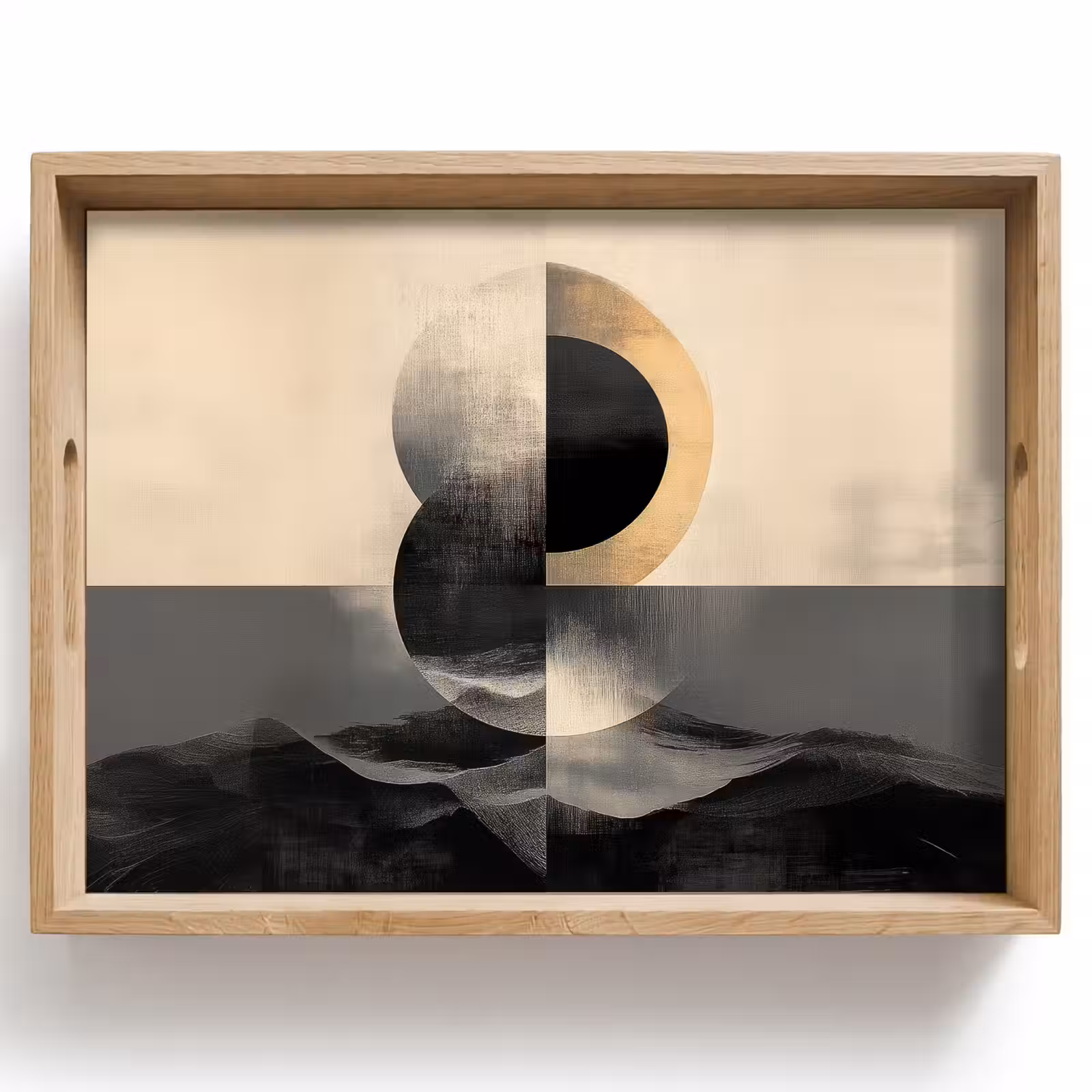 Dienblad - Cirkels - Schaduw - Abstract — 1