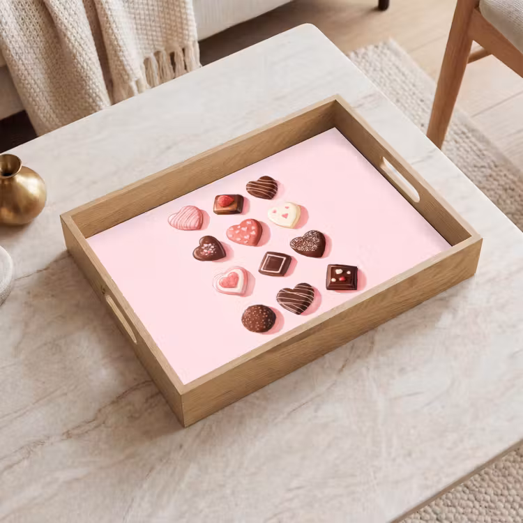 Dienblad - Chocolaatjes - Hartvormig - Liefste — 2