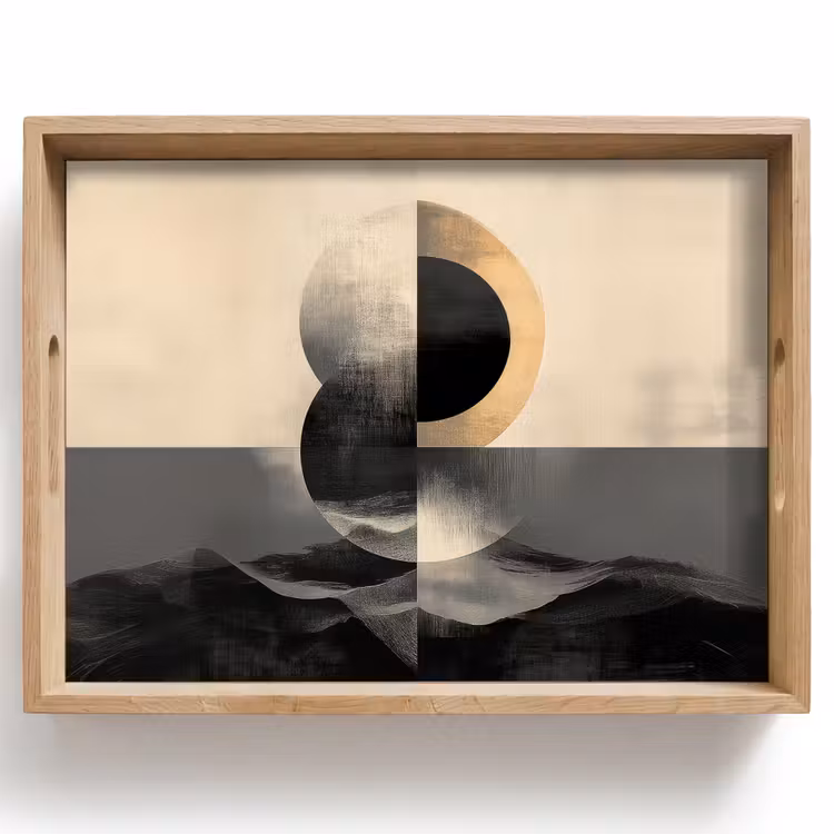Dienblad - Cirkels - Schaduw - Abstract — 1