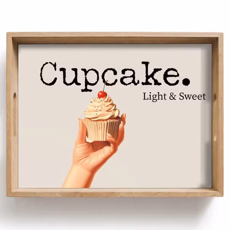Dienblad - Cupcake - Zoet - Kers — 1