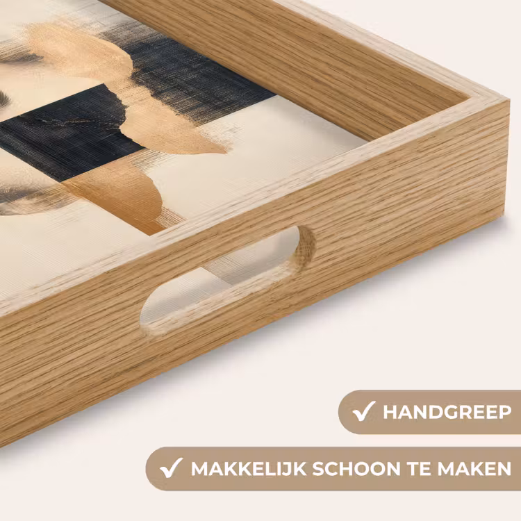 Dienblad - Goud - Vrouw - Rechthoeken — 5