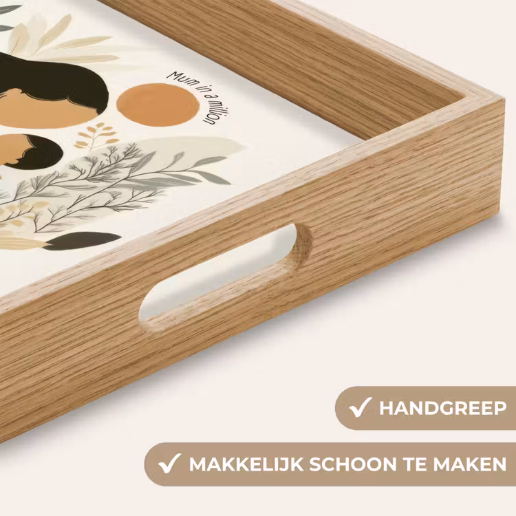 Dienblad - Illustratie - Quote - Moeder — 5