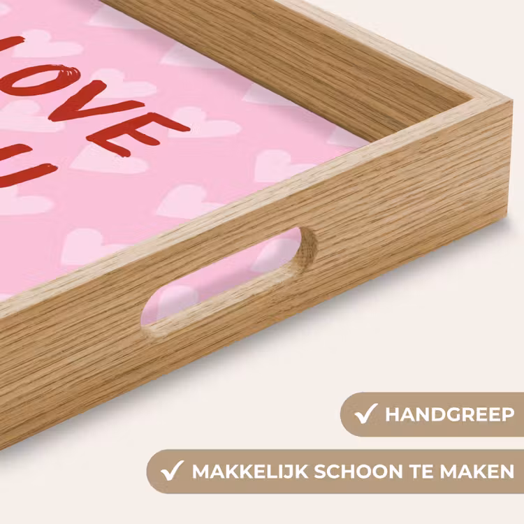 Dienblad - Love - Quote - Moeder - Rood — 5