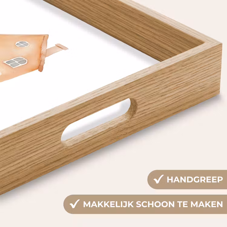 Dienblad - Oranje - Huisje - Quote - Hotel — 5