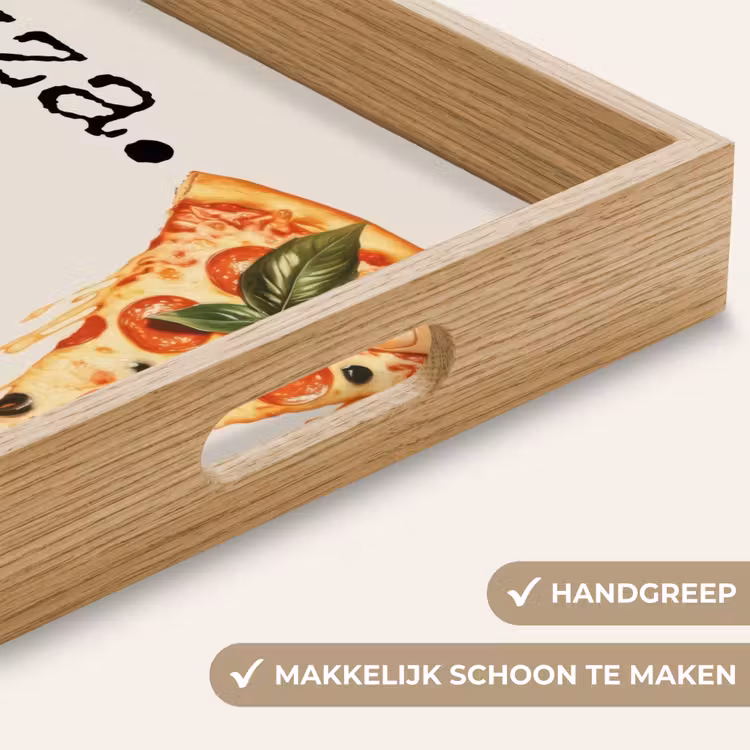 Dienblad - Pizza - Kaas - Pepperoni — 5