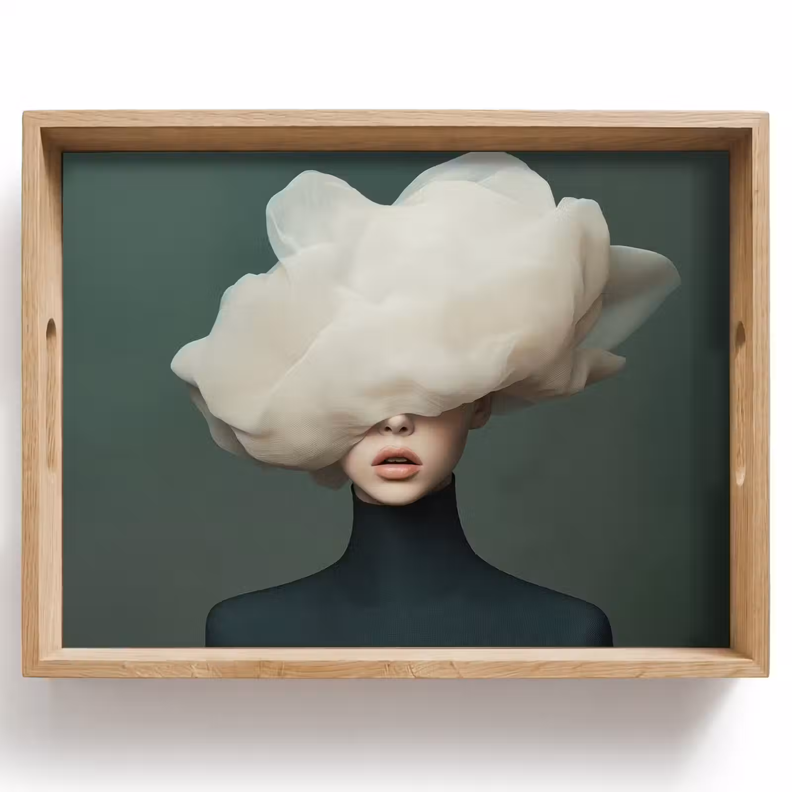 Dienblad - Hoed - Vrouw - Beige — 1