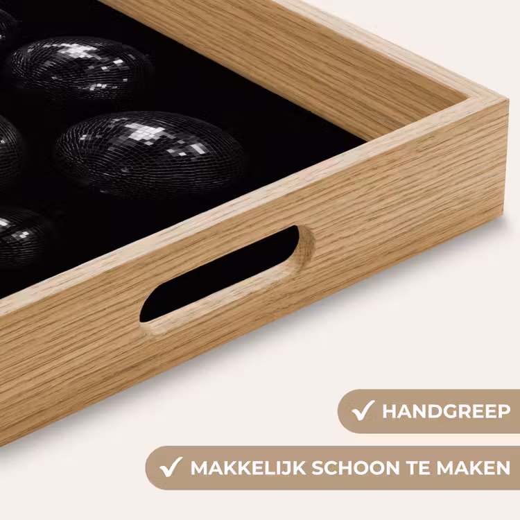 Dienblad - Discoballen - Minimalistisch - Zwart — 5