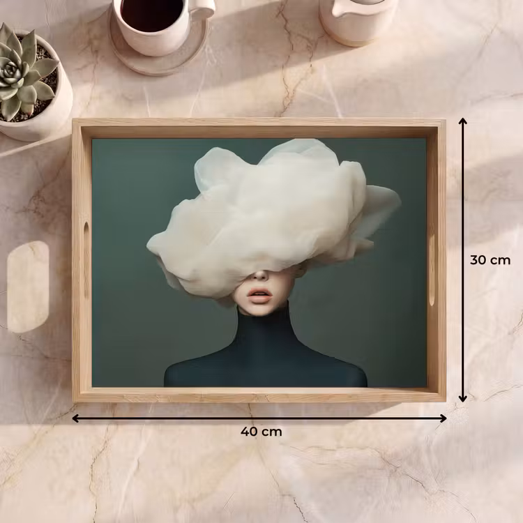 Dienblad - Hoed - Vrouw - Beige — 9