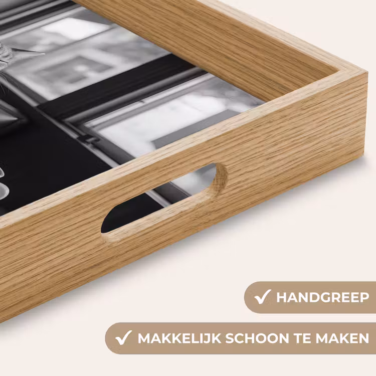 Dienblad - Kat - Koffie - Brood - Zwart — 5