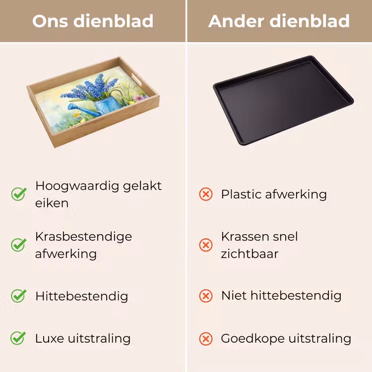 Dienblad - Gieter - Lavendel - Bloesems — 3