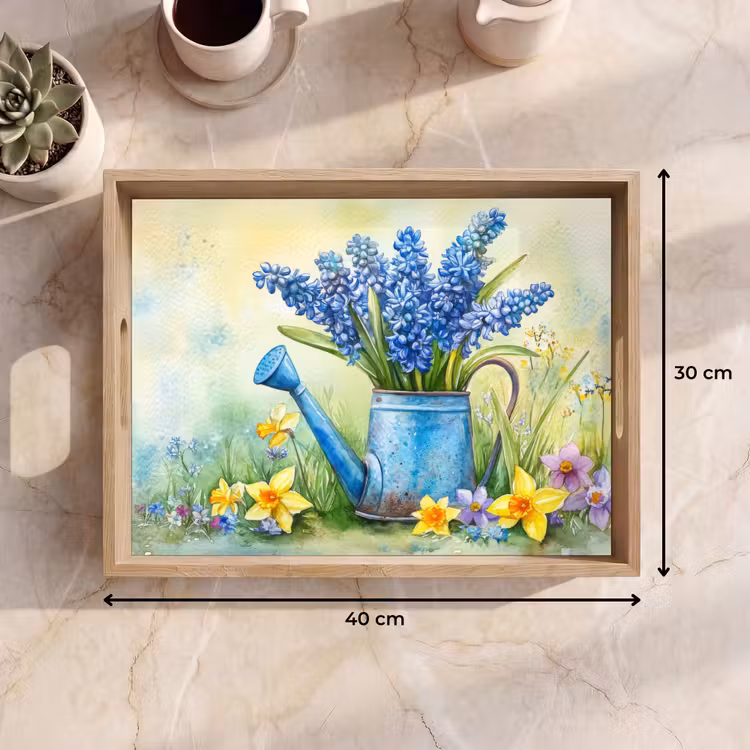 Dienblad - Gieter - Lavendel - Bloesems — 9