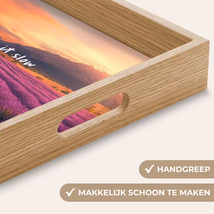 Dienblad - Lavendelveld - Quote - Zonsondergang — 5