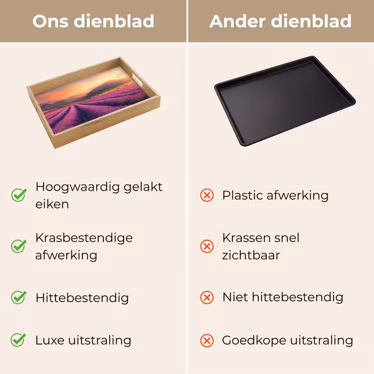 Dienblad - Lavendelveld - Zonsondergang - Paars — 3