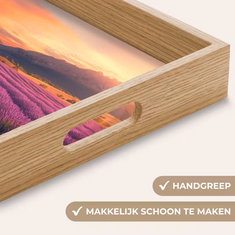 Dienblad - Lavendelveld - Zonsondergang - Paars — 5