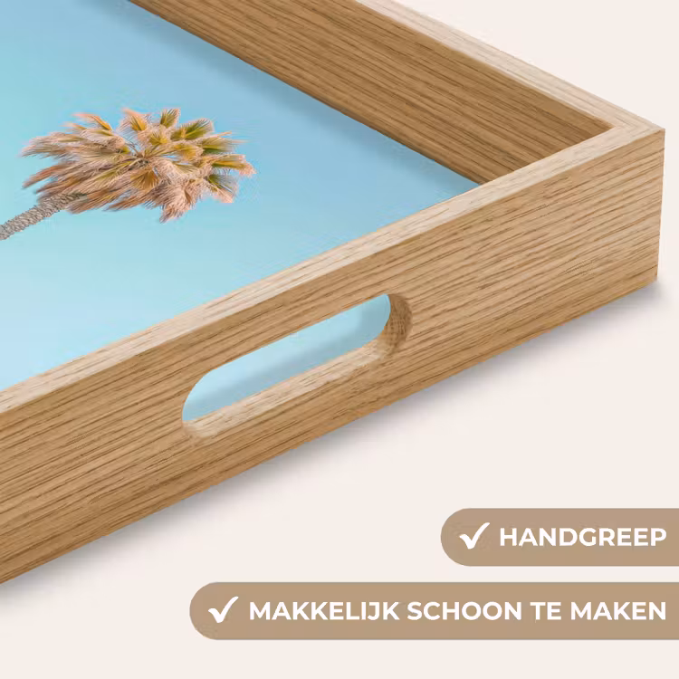 Dienblad - Palmboom - Strandhuis - Roze — 5