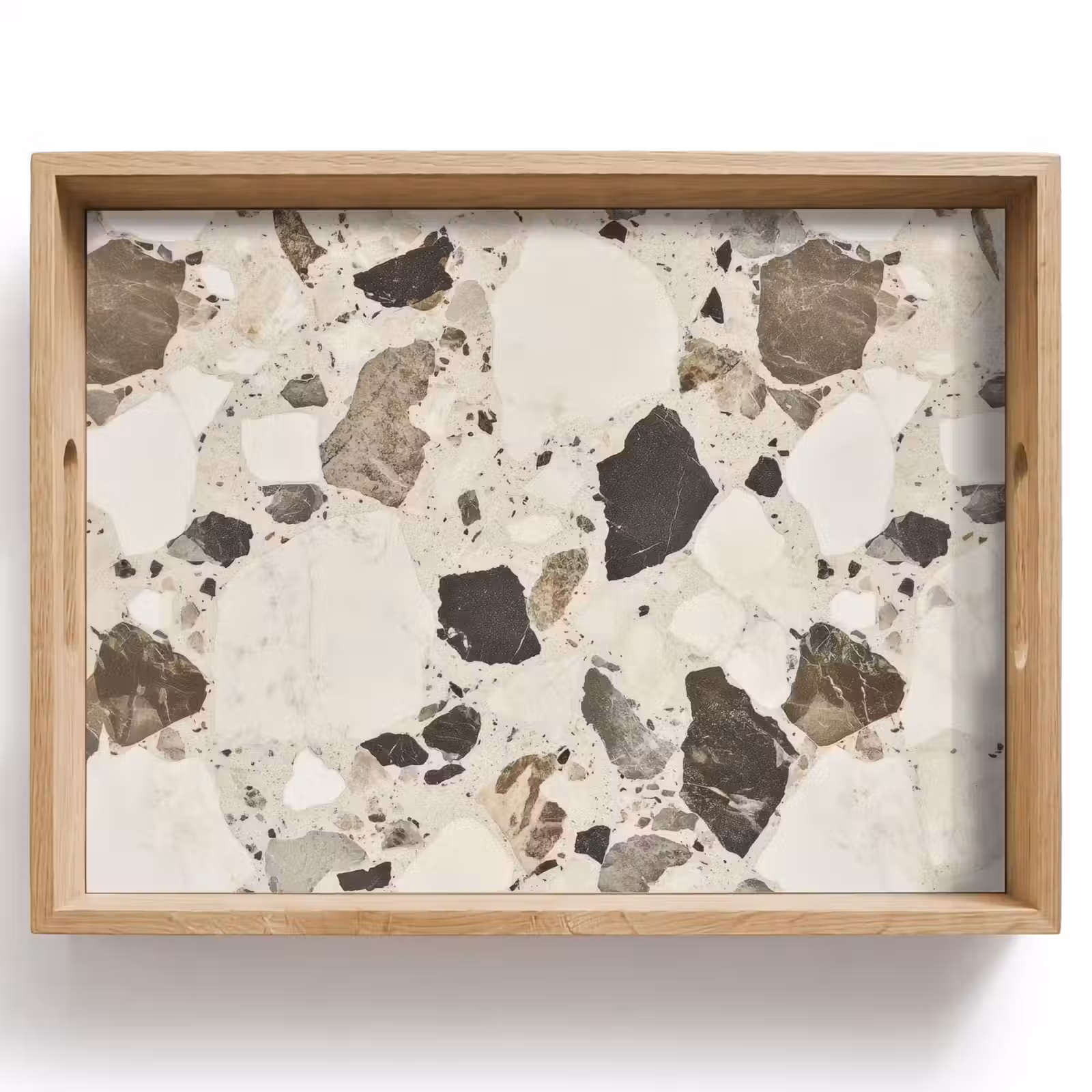 Dienblad - Neutral - Stenen - Decoratie - Terrazzo — 1