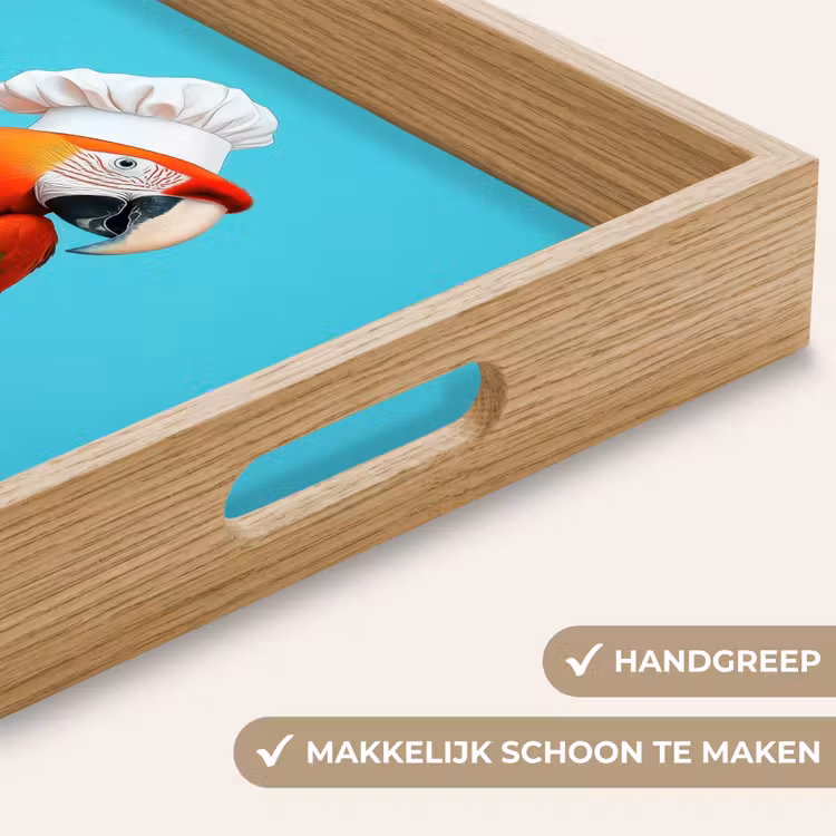 Dienblad - Ara - Koksmuts - Sokkel - Grappig — 5