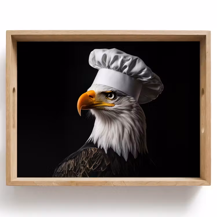 Dienblad - Arend -Amerika - Koksmuts - Vogel - Stoer — 1