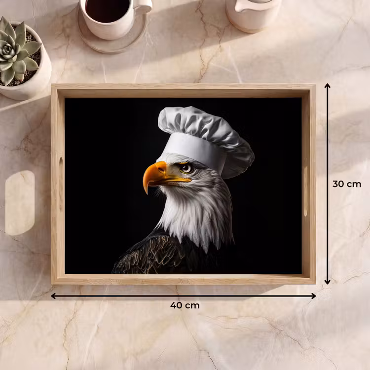 Dienblad - Arend -Amerika - Koksmuts - Vogel - Stoer — 9