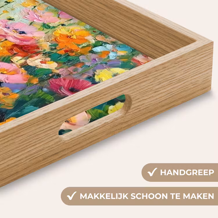 Dienblad - Bloemen explosie - Heldere kleuren - Vrolijk — 5