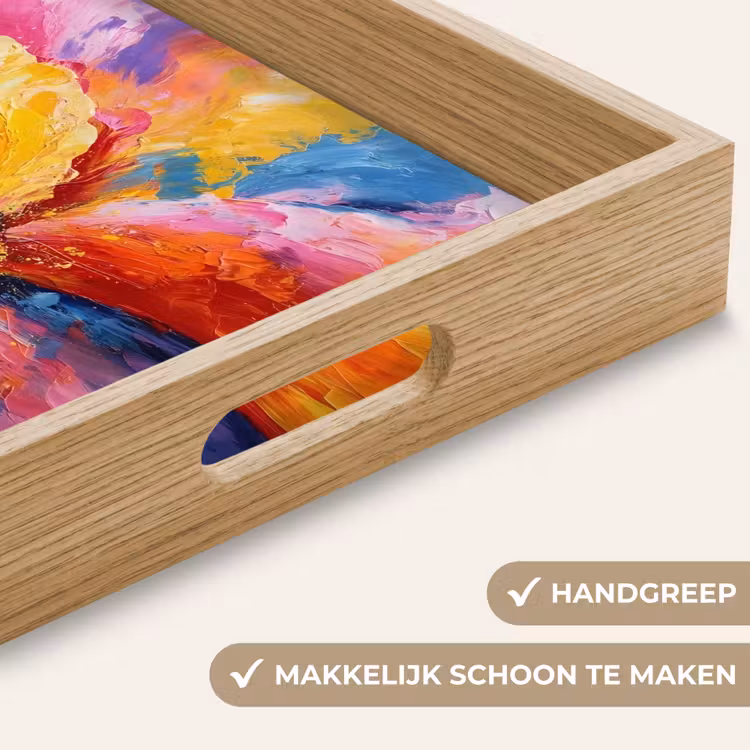 Dienblad - Bloemexplosie - Veelkleurig - Bewegend — 5
